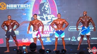 Mr Olympia 2025 Mens Physique Prejudging - Final Callout - Ali Bilal, Ryan Terry, Brandon & Erin