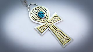 Making An Egyptian Ankh Necklace By Hand