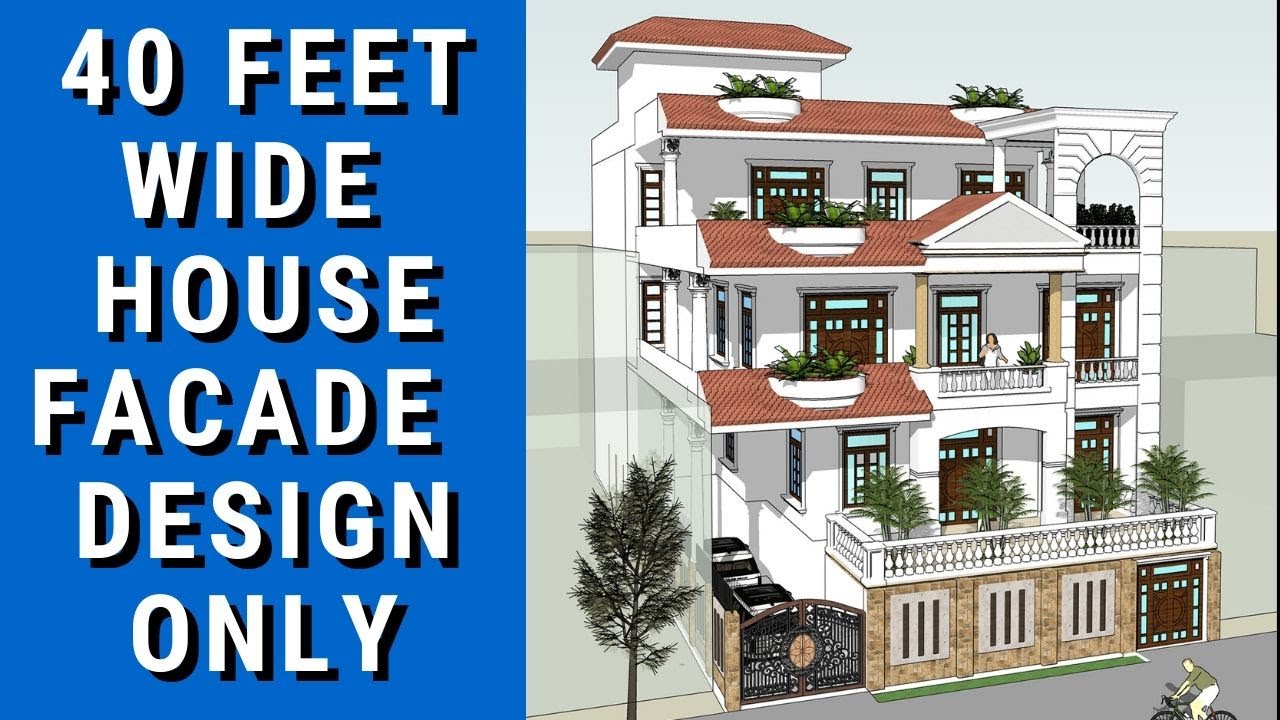 40 X 80 Feet House Design in Gomti Nagar Lucknow