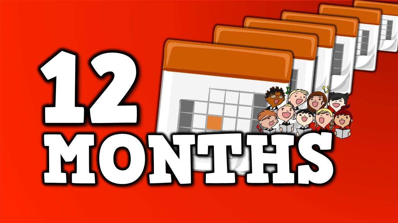 12 MONTHS! (song for kids about 12 months in a year) - YouTube