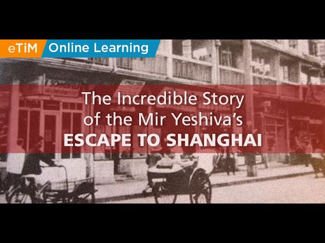 Watch The Mir Yeshiva's Incredible Escape to Shanghai (Part 4) || Dr. Marc Shapiro on YouTube.