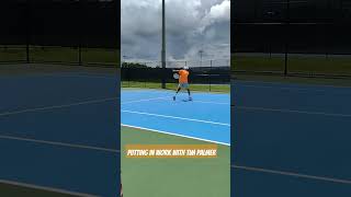Putting In Great Work With Mardy Fish Foundation Tim Palmer To Help Work On My Game