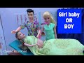 Barbie giving birth Boy or girl? #classicminifood #chuttibomma #pregnancy