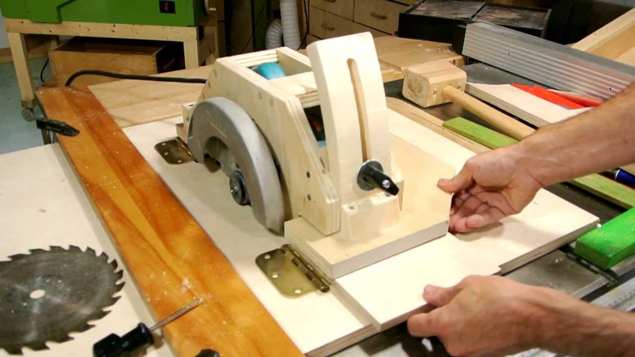 Homemade table saw, part 1 - YouTube