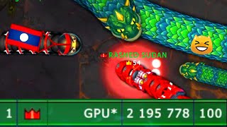 Little Big Snake .Io Rebel Kills 45 000 000 M Gameplay