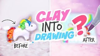 DRAWING MY CLAY CHARMS with COPIC MARKERS : Flatten That Figure #1