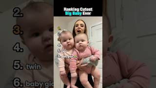 Ranking The Cutest Big Baby Ever