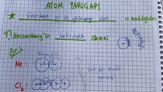 Atom Yariçapi Peri̇yodi̇k Özelli̇kler Ki̇mya