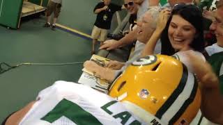Watch Green Bay Packers Lambeau Leap video