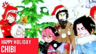 Happy Holidays Copic Chibi Illustration!