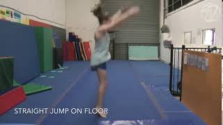 Straight Jump Floor (Testing skill)