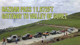 Razdan Pass 11,672ft | Gateway To Gurez | Dangerous Roads | Kashmir Off Road