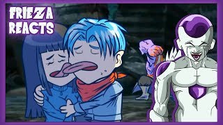 FRIEZA REACTS TO DRAGON BALL SUPER PARODY ZAMASU VS TRUNKS THE PLAYER!