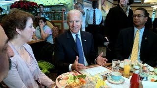 Vice President Biden Talks #My2k Over Lunch 12/10/2012