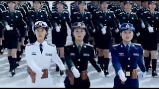 Cantik dan Anggunnya Parade Militer Tentara Wanita China