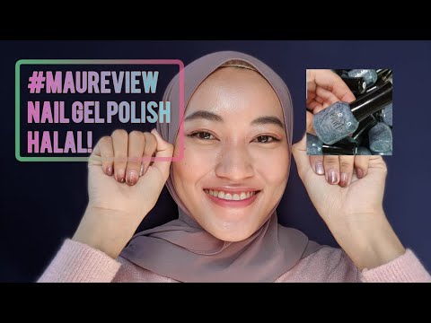 #maureview Nail Gel Polish Party Halal | Boleh solat ngga? - YouTube