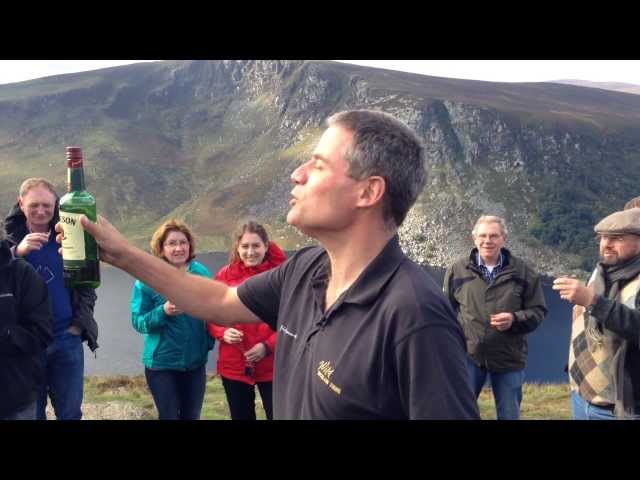 Sláinte! - a toast to Peace in Ireland on the Wild Wicklow Tour (Jameson of course)