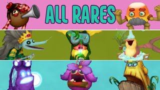 All Rare Monsters Original And Fanmade By Riotlove My Singing Monsters The Lost Landscapes