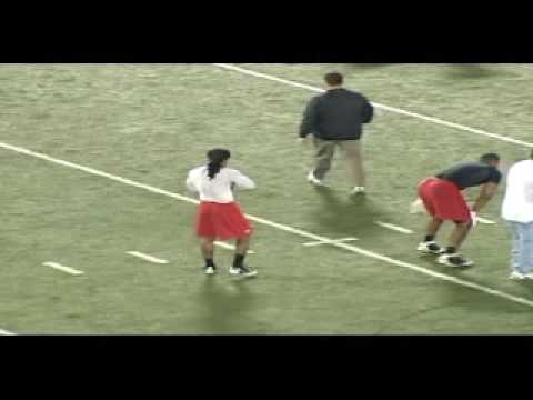 Ronaldo Yard Dash on Fullback Tight End Brandon Smith Running The 40 Yard Dash 20 Yard