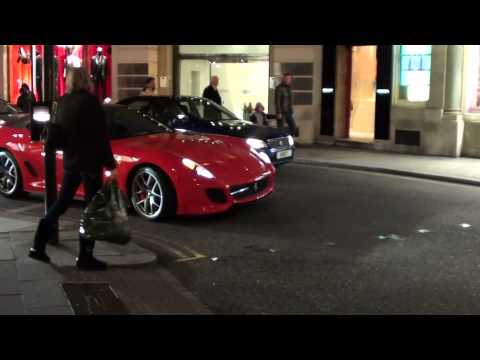 Ferrari 599 GTO Spotted this Ferrari 599 GTO with German plates pulling onto