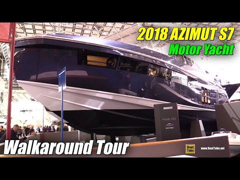 2018 Azimut S7 Luxury Yacht - Walkaround - 2018 Boot Dusseldorf Boat Show