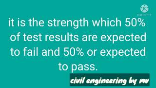 Characteristic Compressive Strength Target Mean Strength Rcc Interview Questions