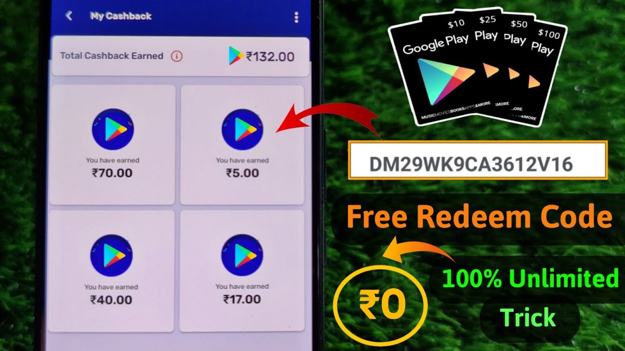 Free Redeem Codes for playstore at ₹0/- | How to get Free Redeem Codes for playstore at ₹0/- | How to get