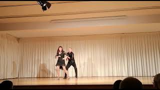 Pablo y Ana ,actuación en Camariñas,Diciembre 2019. Escuela de baile World Dance Center Coruña.