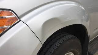 Nissan Frontier fender dent removal