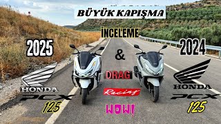 2025 Honda Pcx 125 Vs 2024 Honda Pcx 125 Karşılaştırma & Drag Yarış