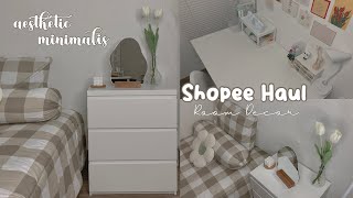 Shopee Haul Room Decor Aesthetic Korean Style Meja Ikea, Nakas Minimalis & Desk Decor