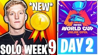 🔴LIVE: FORTNITE WORLD CUP FINALS - WEEK 9 DAY 2 (SOLO) *NEW*
