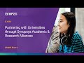 Synopsys Academic & Research Alliances (SARA) | Synopsys