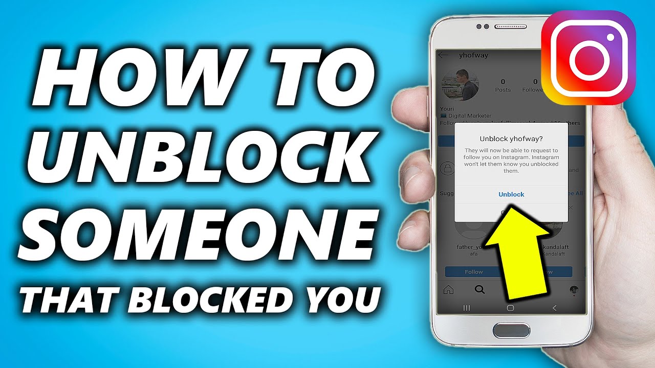 How to unblock someone from messenger