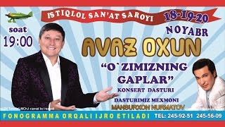 Avaz Oxun - 2015-yilgi konsert dasturi