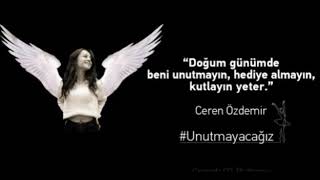 Doğum Günün Kutlu Olsun Melek Kızım Seni Hiç Unutmayacağiz