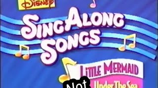 Ytp Disney Sing Along Songs Not Under The Sea Vhs Previews