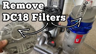 How To Remove Dyson Dc18 Filters Easy In Under 90 Seconds