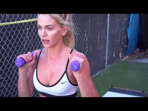 Model Workout - Ultraslide core and legs workout targetting inner thighs & sides w Chelsea Salmon