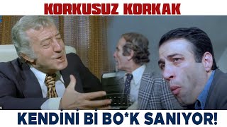Korkusuz Korkak Türk Filmi | Mülayim Patrona Saydırıyor! Kemal Sunal Filmleri