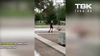 Видео Прогулки по песочку: как выглядит пр. Мира и ул. Ленина в Красноярске от Телекомпания ТВК, улица Ленина, Красноярск, Россия