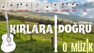 Kırlara Doğru Nota, Akor, Tab Eser Ziya Aydıntan Hazırlayan Oktay Esgin - O Müzi̇k