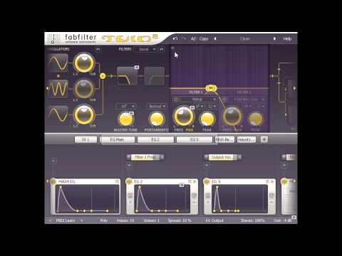 Sound design with FabFilter Twin 2 - Part two