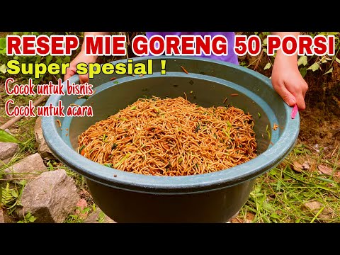 BISA UNTUK 50 PORSI BEGINI CARA MEMASAK MIE GORENG SPESIAL YANG ENAK UNTUK IDE BISNIS