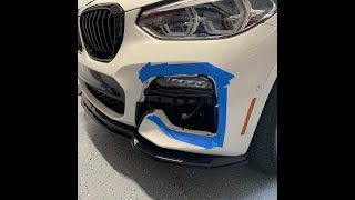 BMW X3 X4 M40i Front Boomerang Removal Tutorial Guide Super Easy!