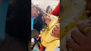 Mundan Ceremony, Is A Hindu Ritual, Where A Childs First Hair Shaved Off.