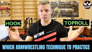 Arm Wrestling Strategy Hook Or Toproll, Which To Choose?