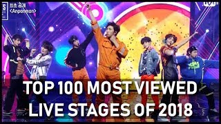 TOP 100 Most Watched Live Stages of 2018 (first half of the year)