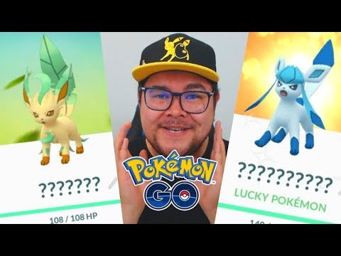 LEAFEON & GLACEON NAME TRICK! - How to get Leafeon & Glaceon 100% in Pokémon GO!