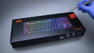 Redragon K552 Kumara Mechanical TKL Gaming Keyboard Unboxing - ASMR
